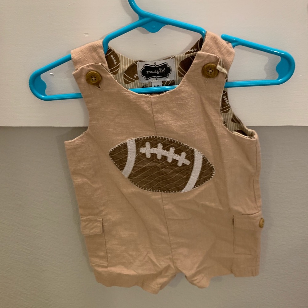 Mud Pie Football Romper